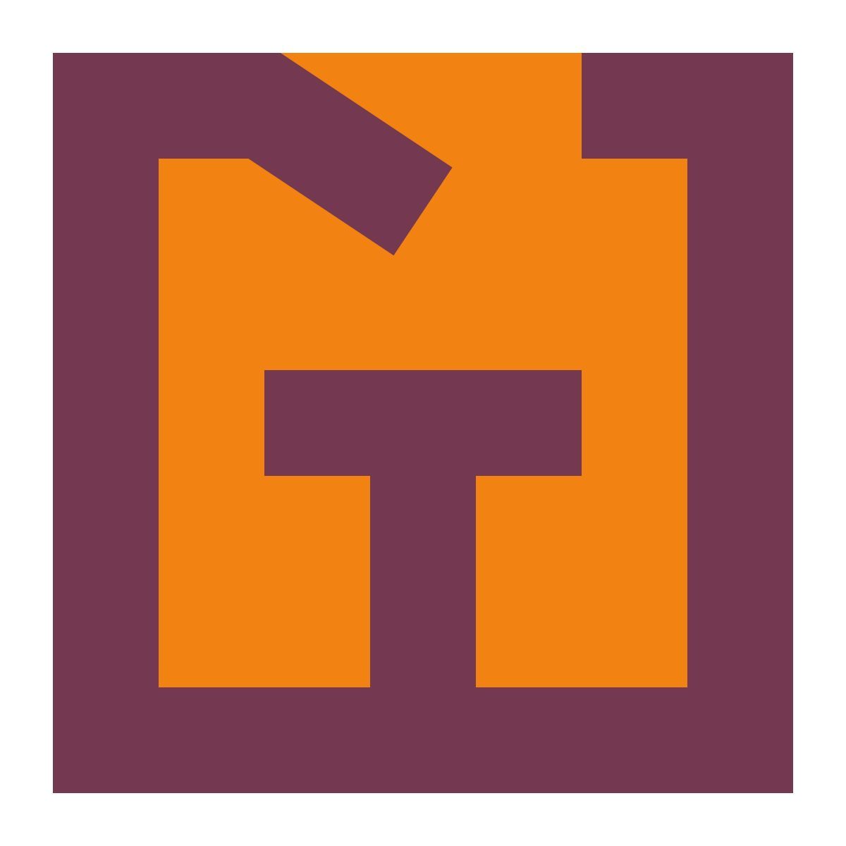 tiny color style floor plan icon