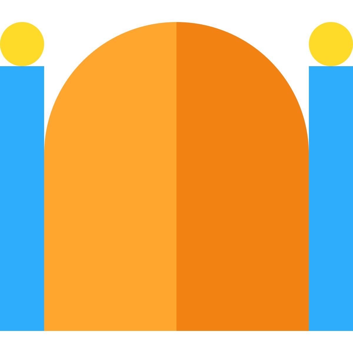tiny color style 정문은 폐쇄 icon