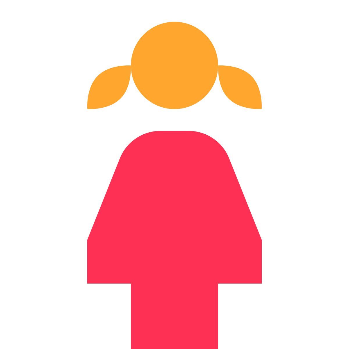 tiny color style 女孩 icon