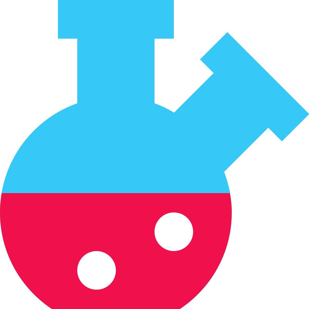 tiny color style frasco de vidrio icon