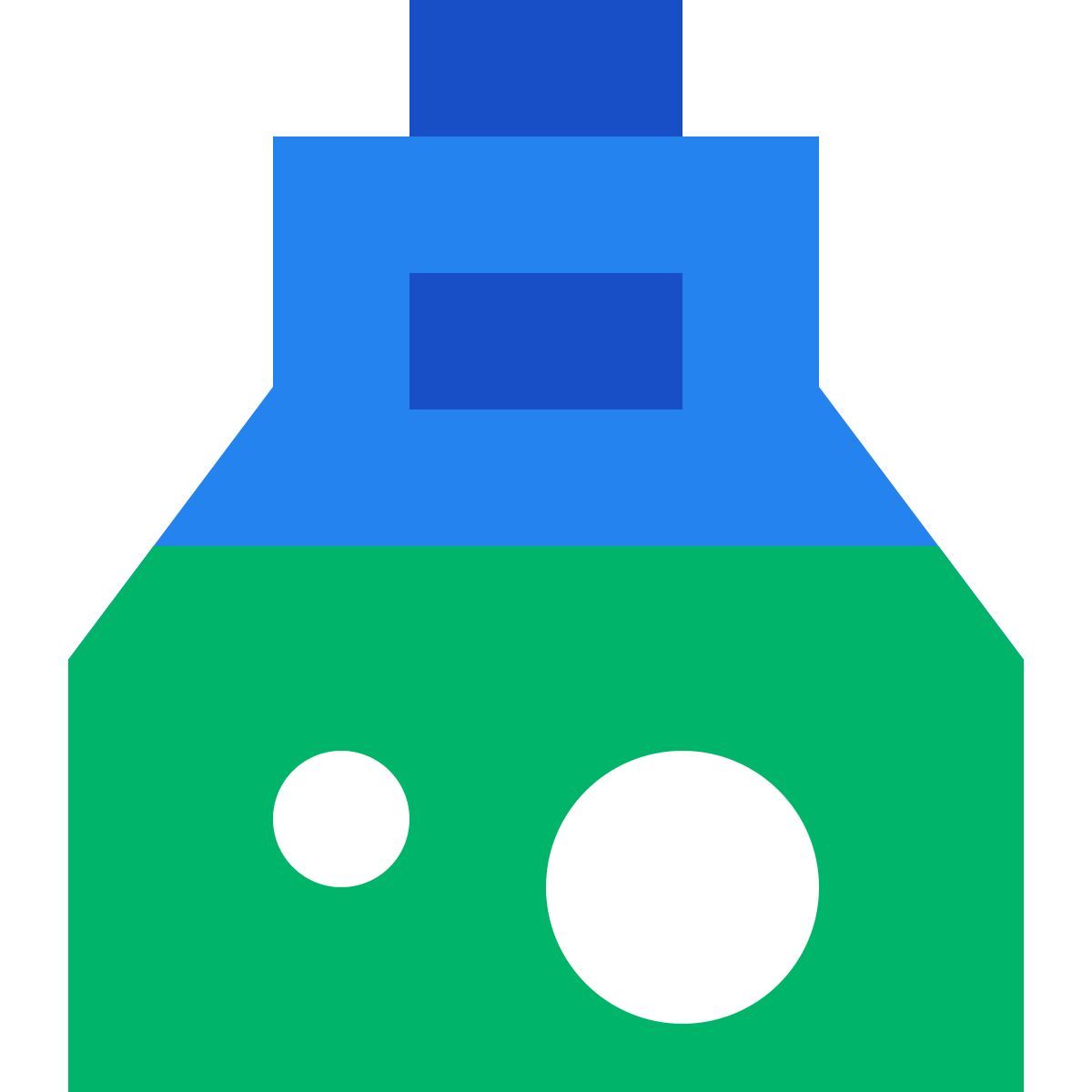 tiny color style jarra de vidrio icon