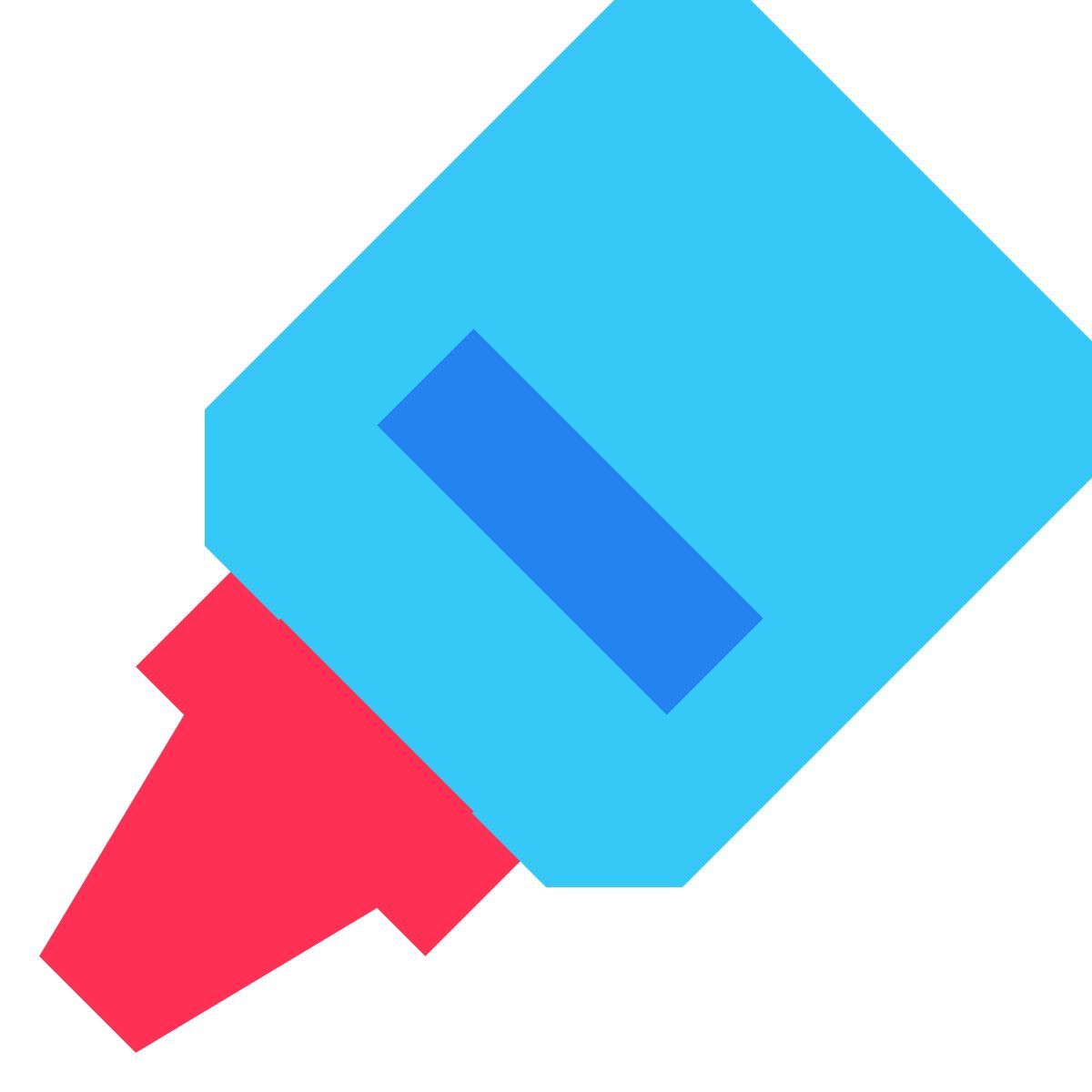tiny color style glue icon
