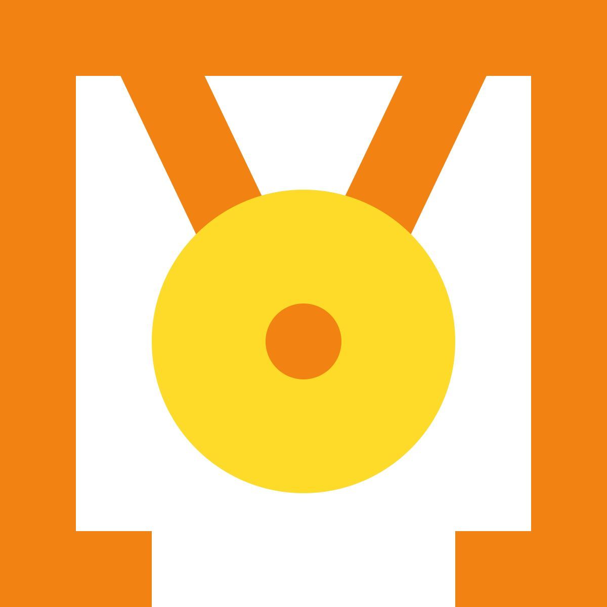 tiny color style gong icon