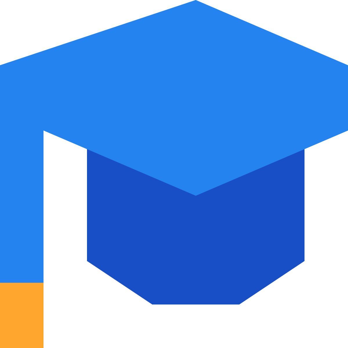 tiny color style 졸업 모자 icon