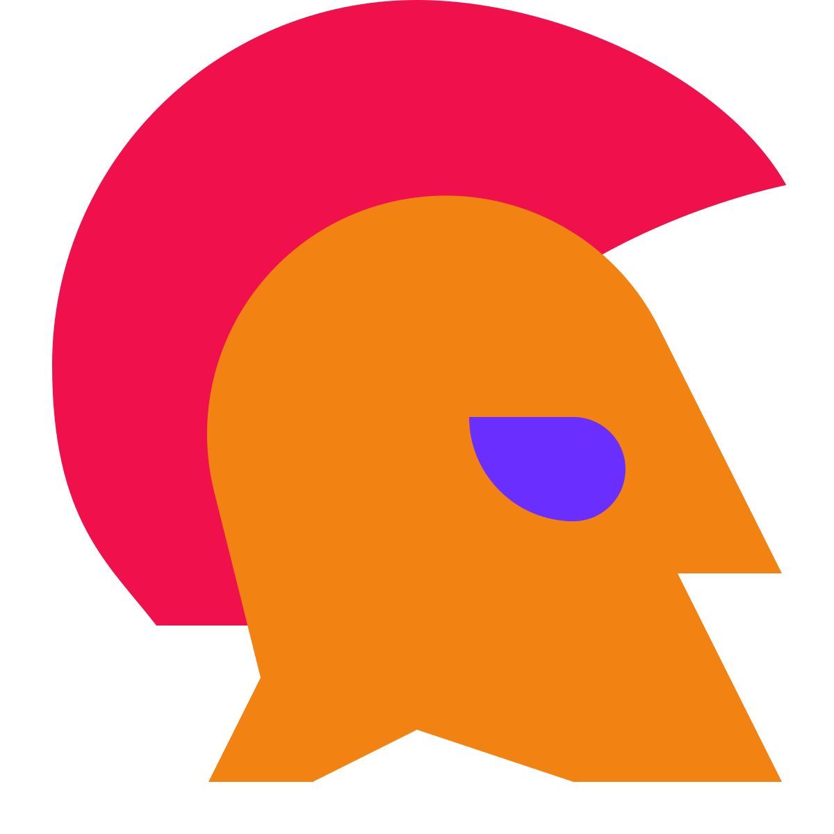 tiny color style griechischer helm icon