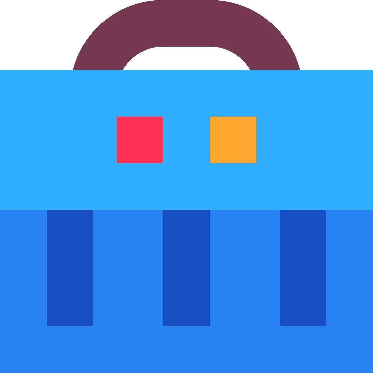 tiny color style guitar amp icon