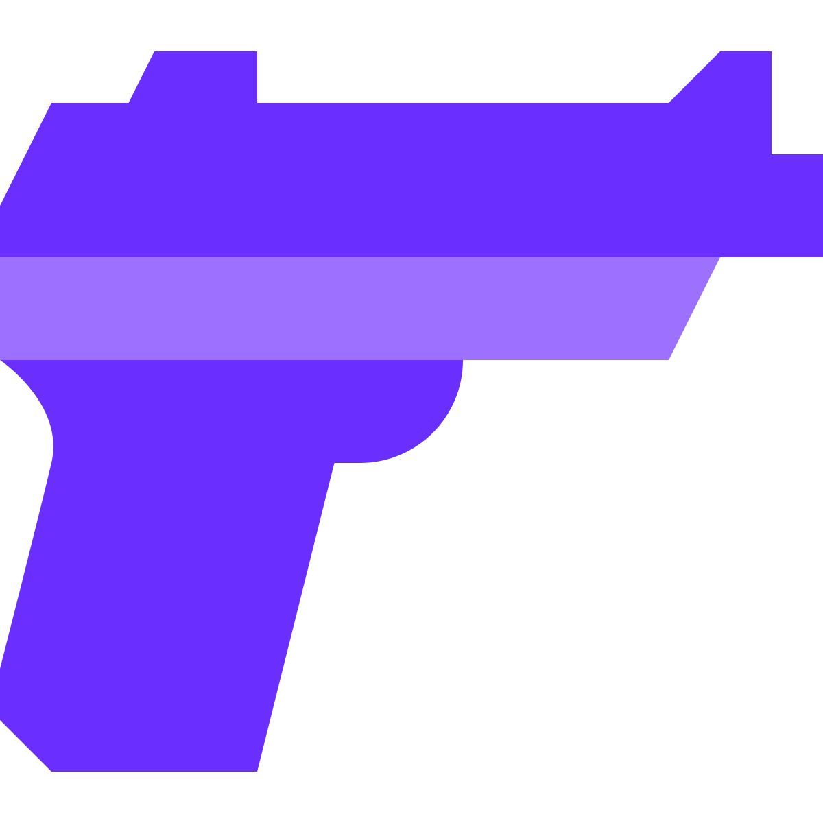 tiny color style pistole icon