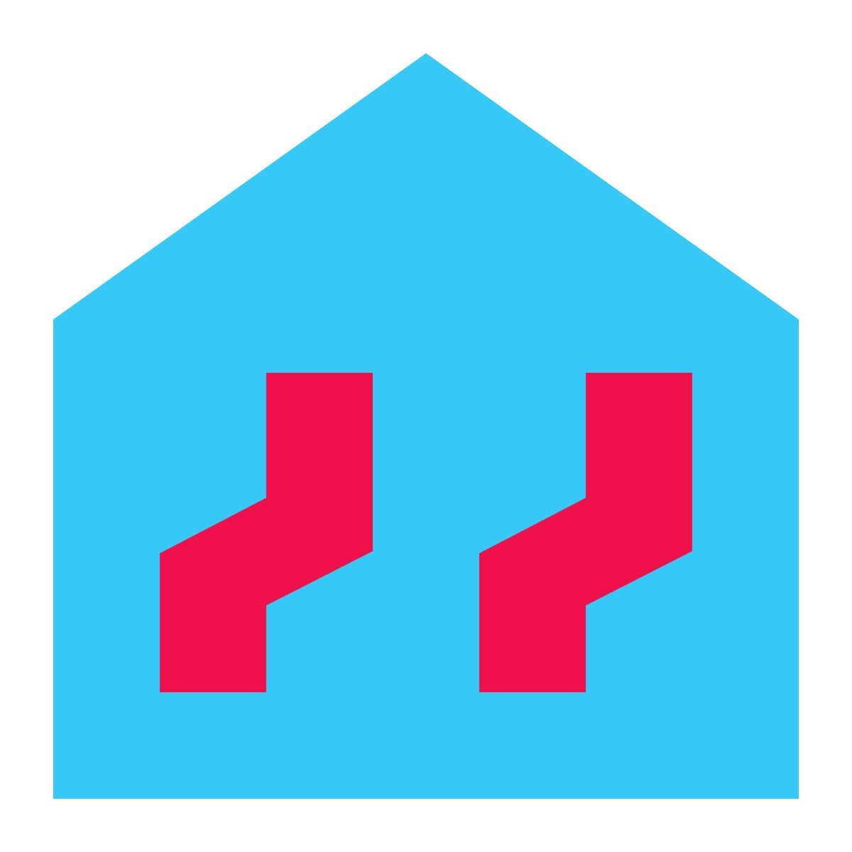 tiny color style heating room icon