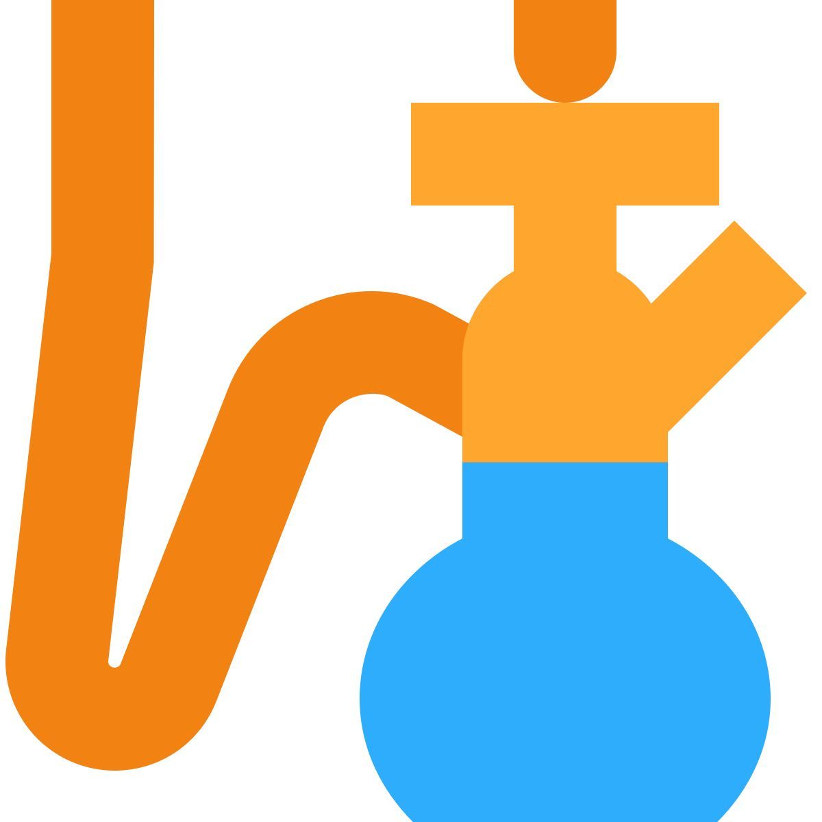 tiny color style narguilé icon