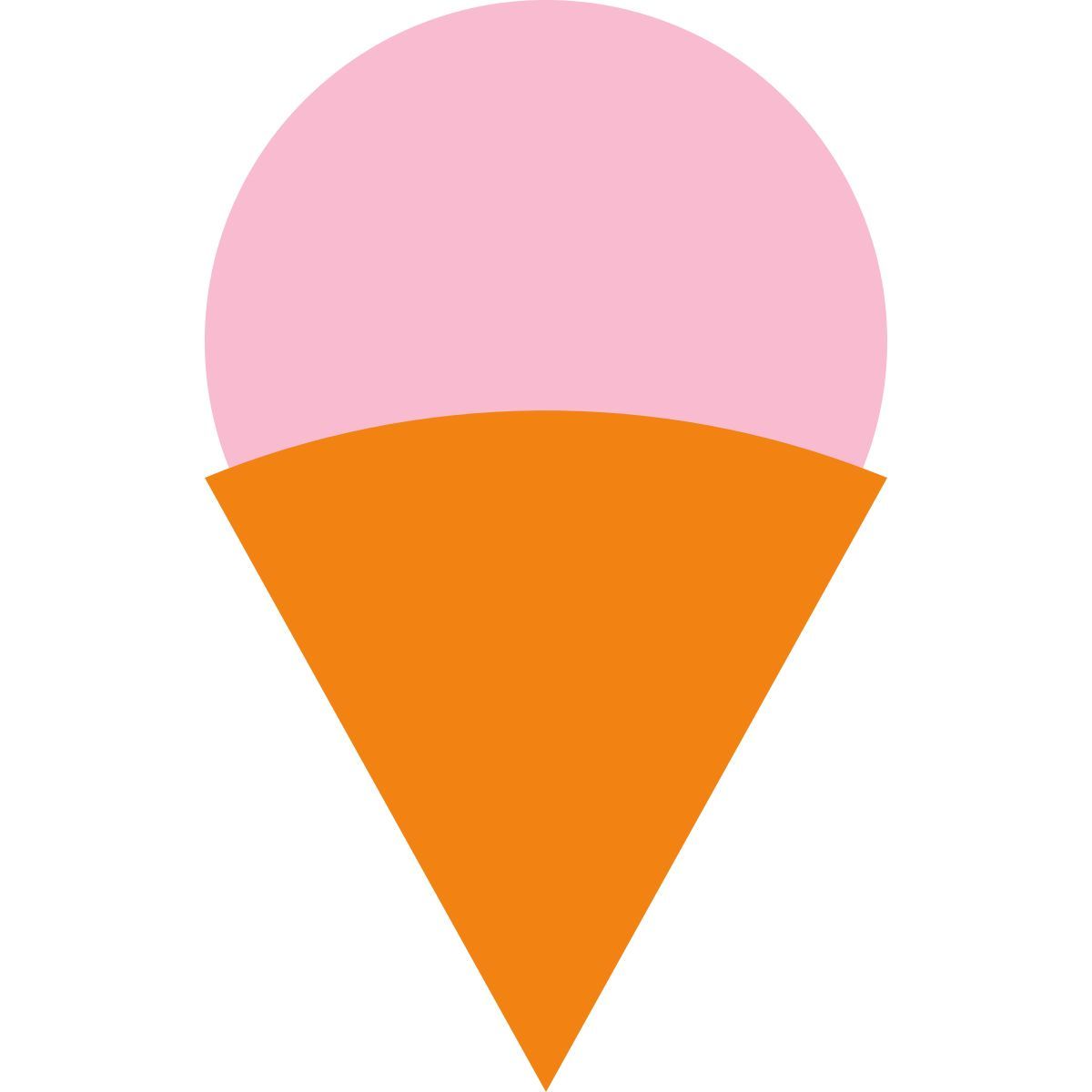 tiny color style 蛋卷冰淇淋 icon