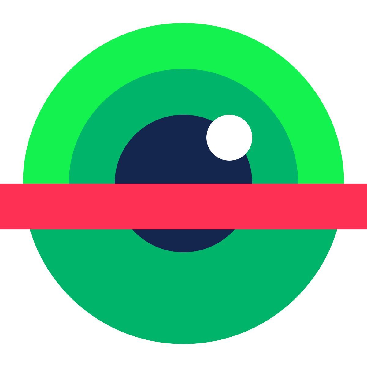 tiny color style scansione dell'iride icon