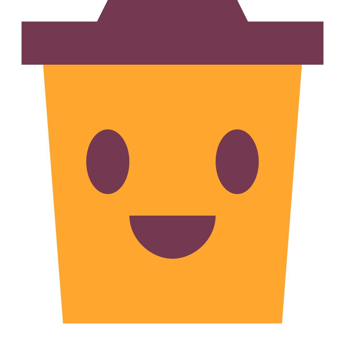 tiny color style kawaii coffee icon