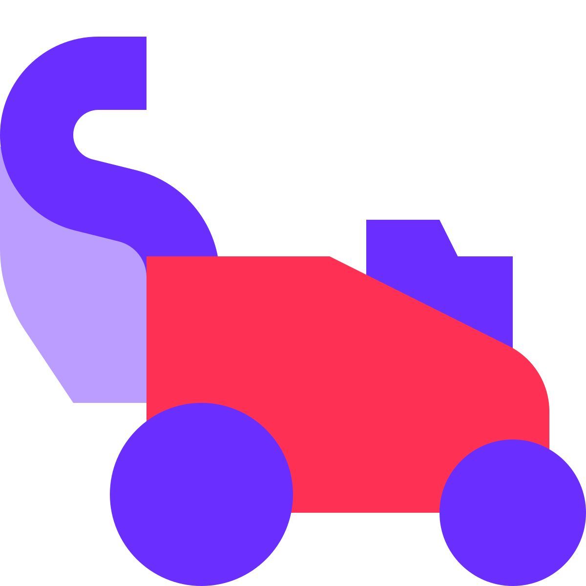 icon cortacésped tiny color estilo