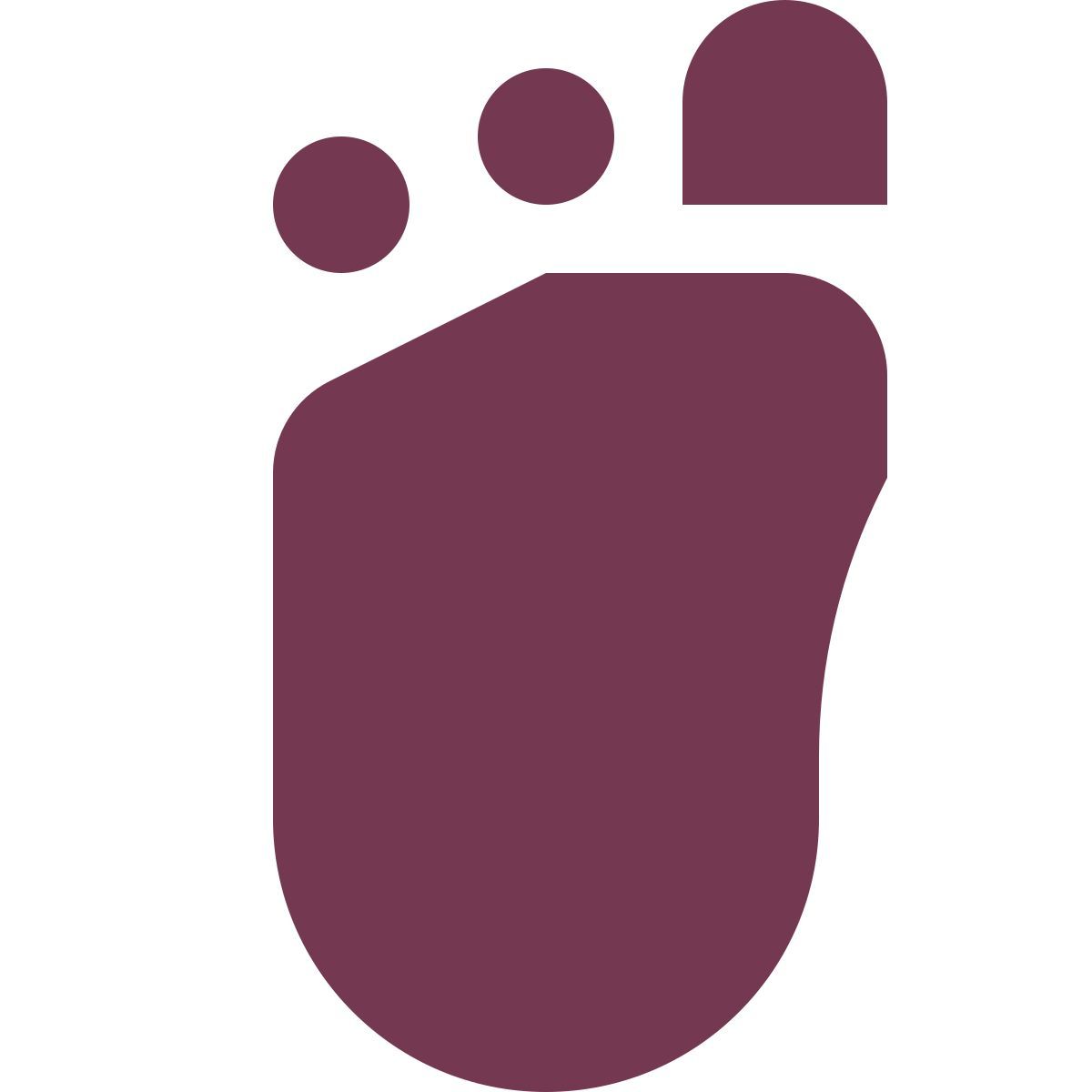 tiny color style impronta sinistra icon