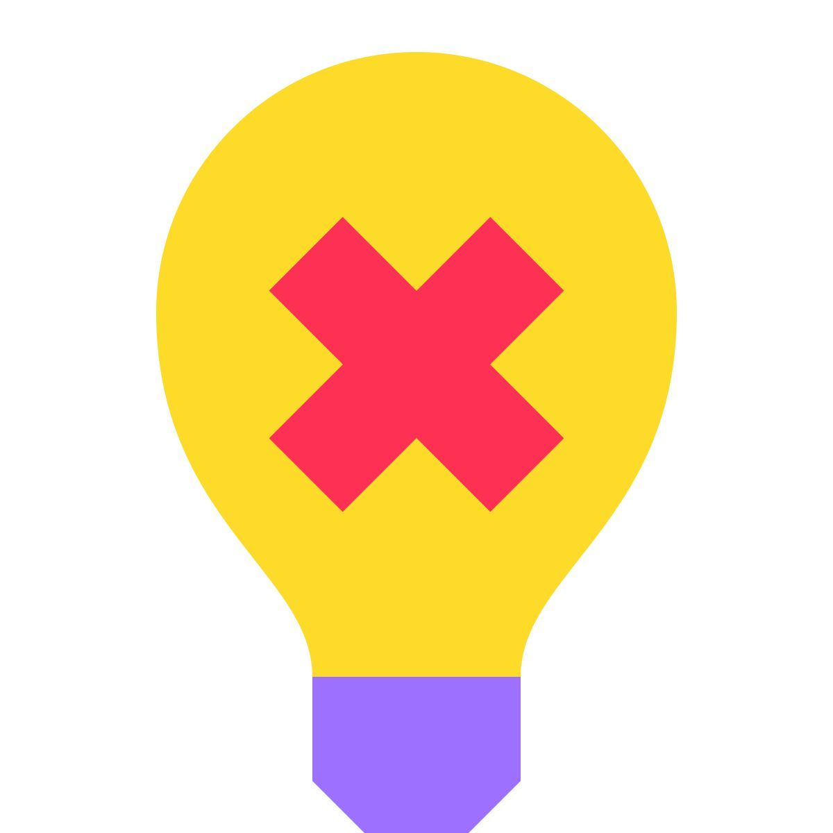 tiny color style light off icon