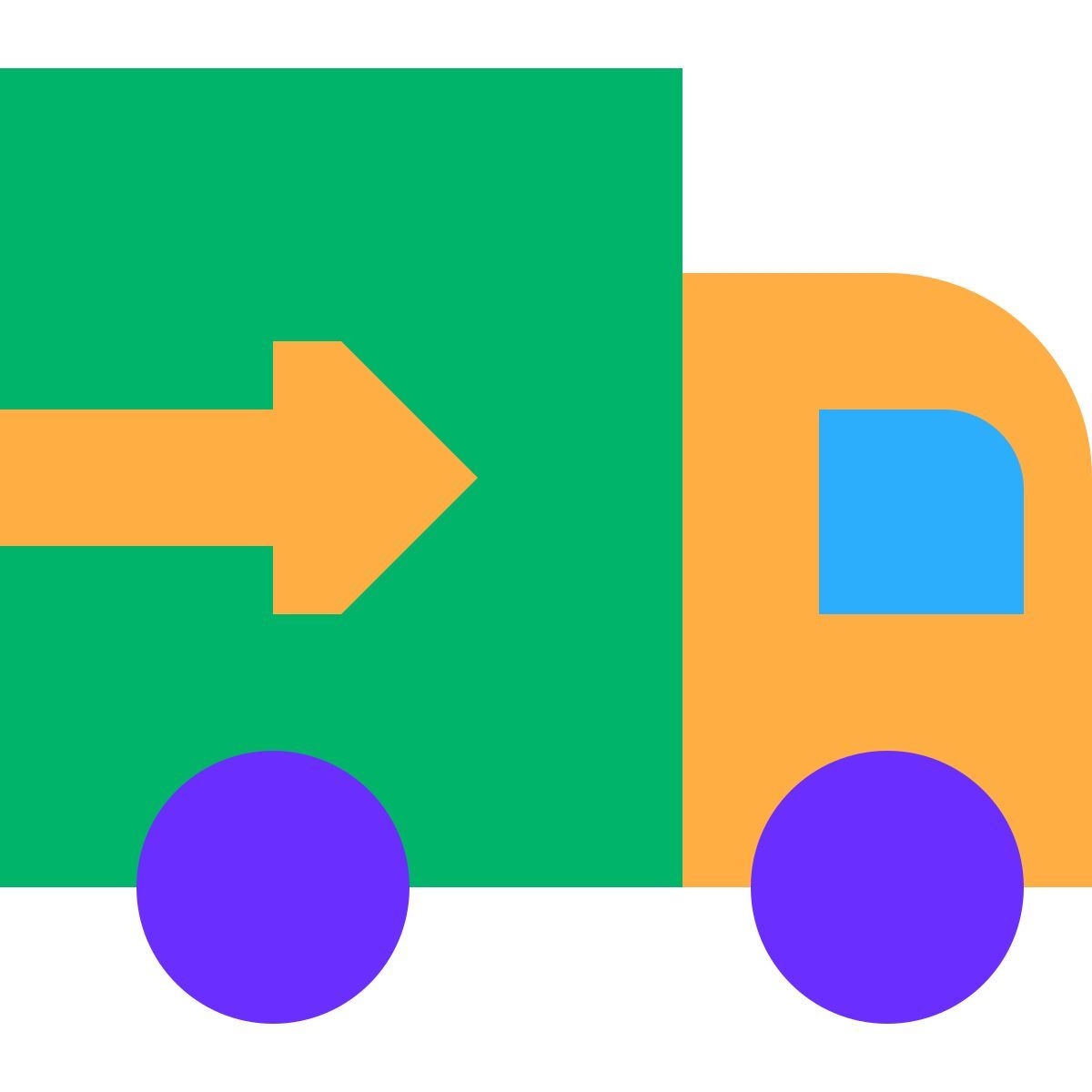tiny color style 積み込みトラック icon