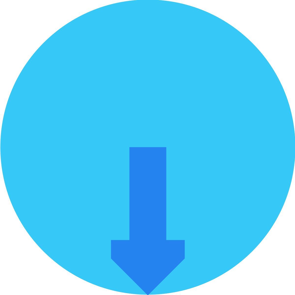 tiny color style logout arredondado para baixo icon