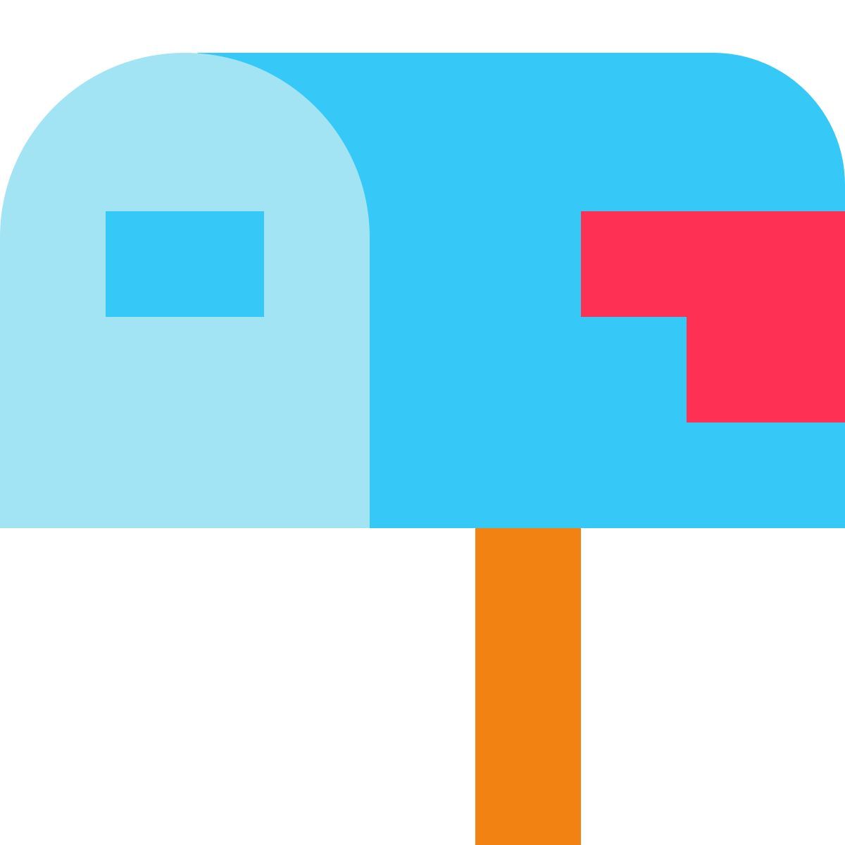 tiny color style mailbox icon