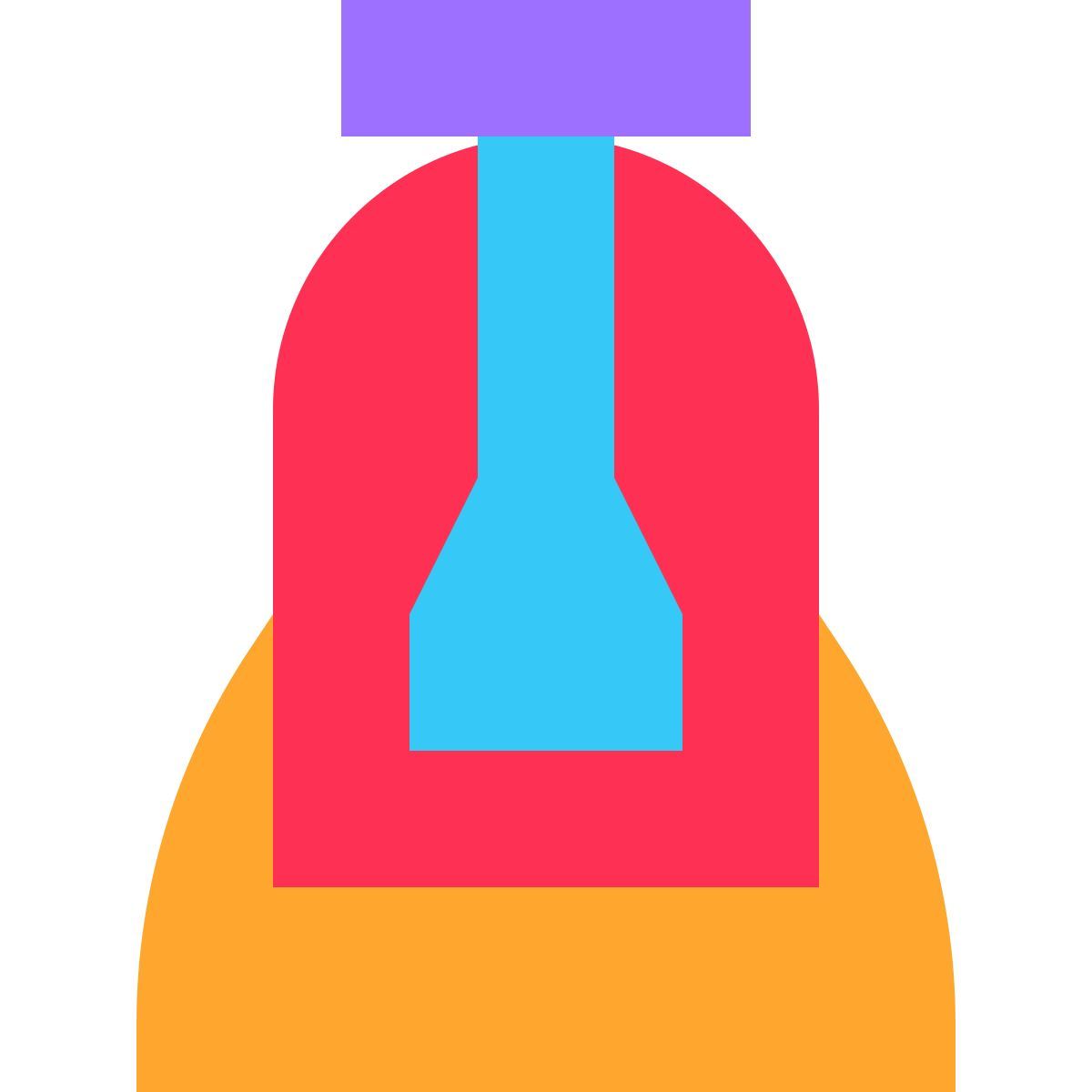 tiny color style manicure icon