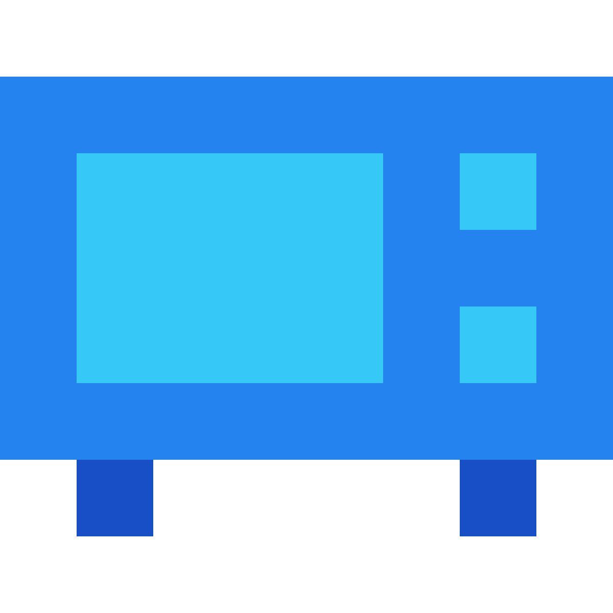 tiny color style microondas icon