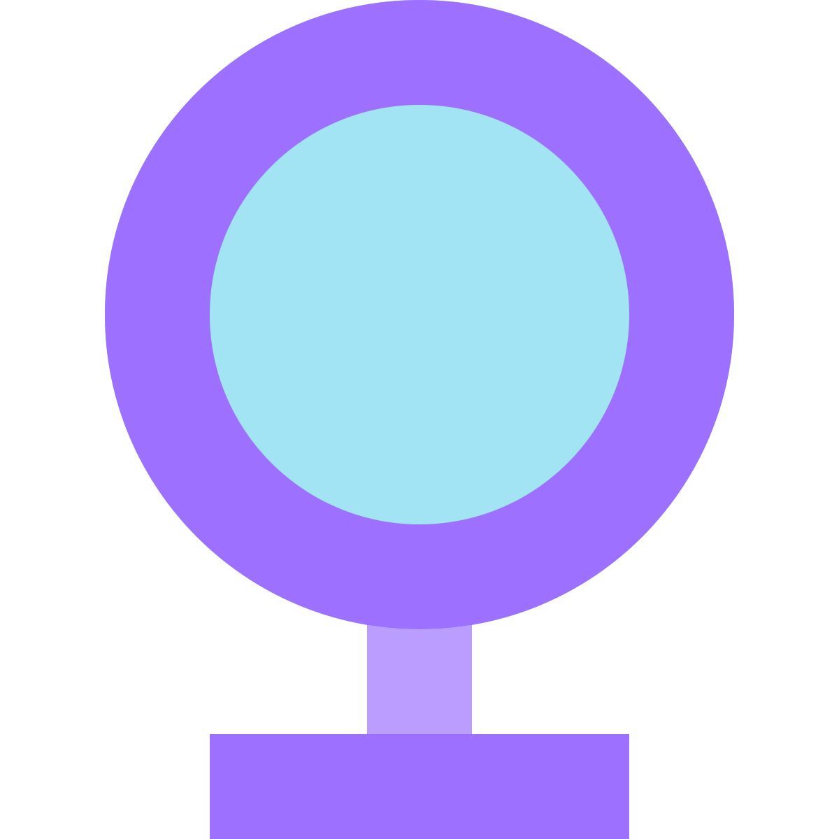 tiny color style mirror icon
