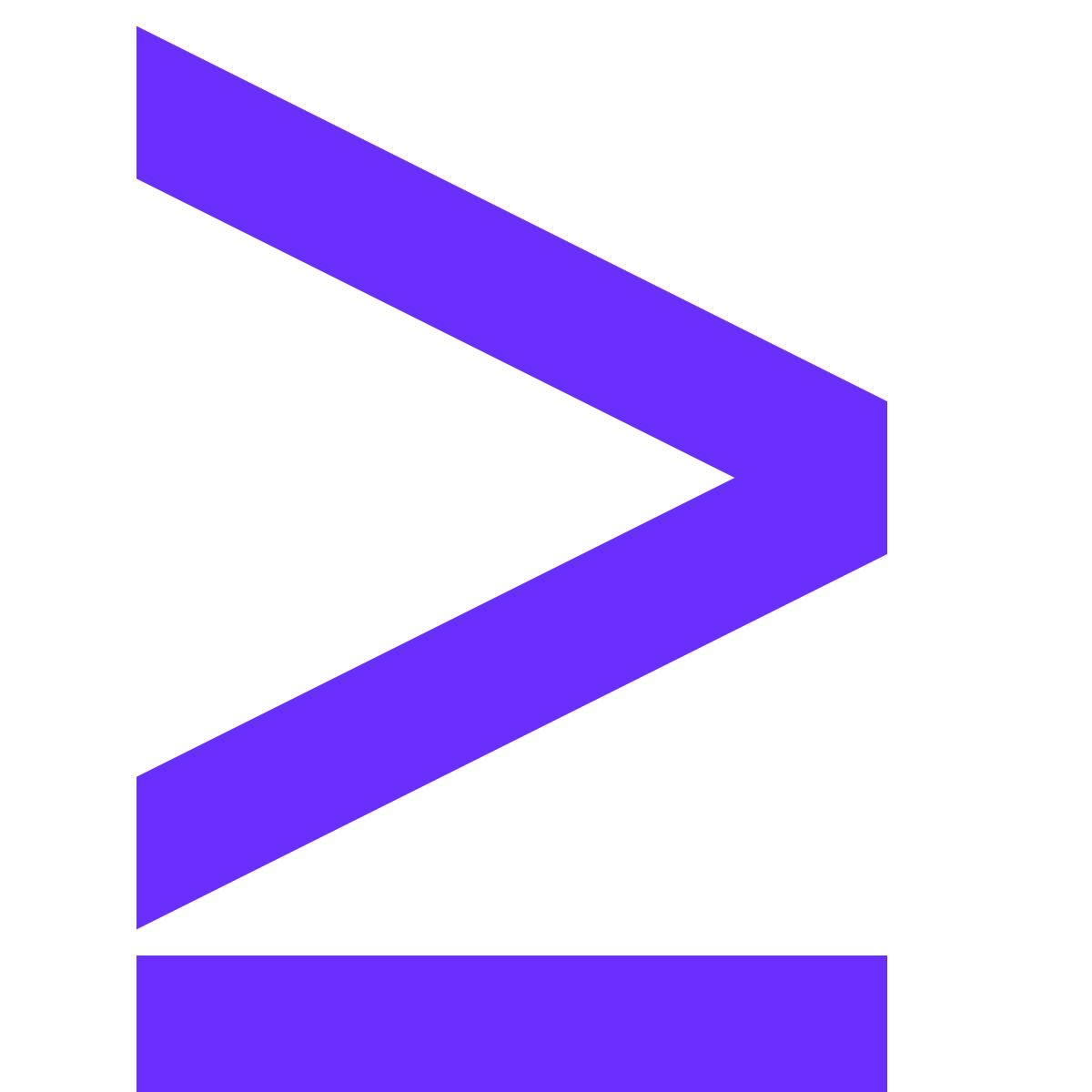 tiny color style größer gleich icon