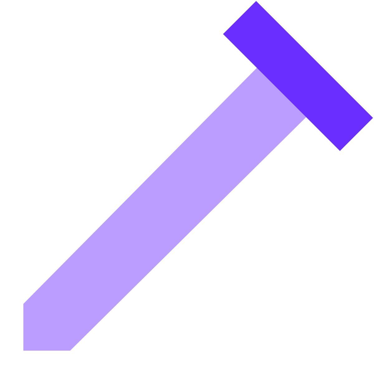 icon clavo tiny color estilo