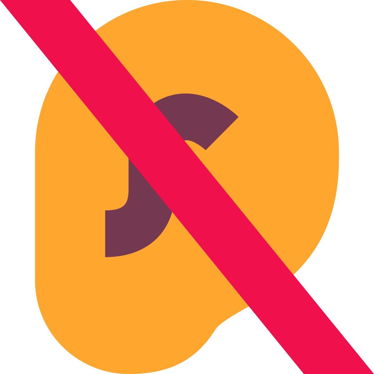 tiny color style senza udito icon