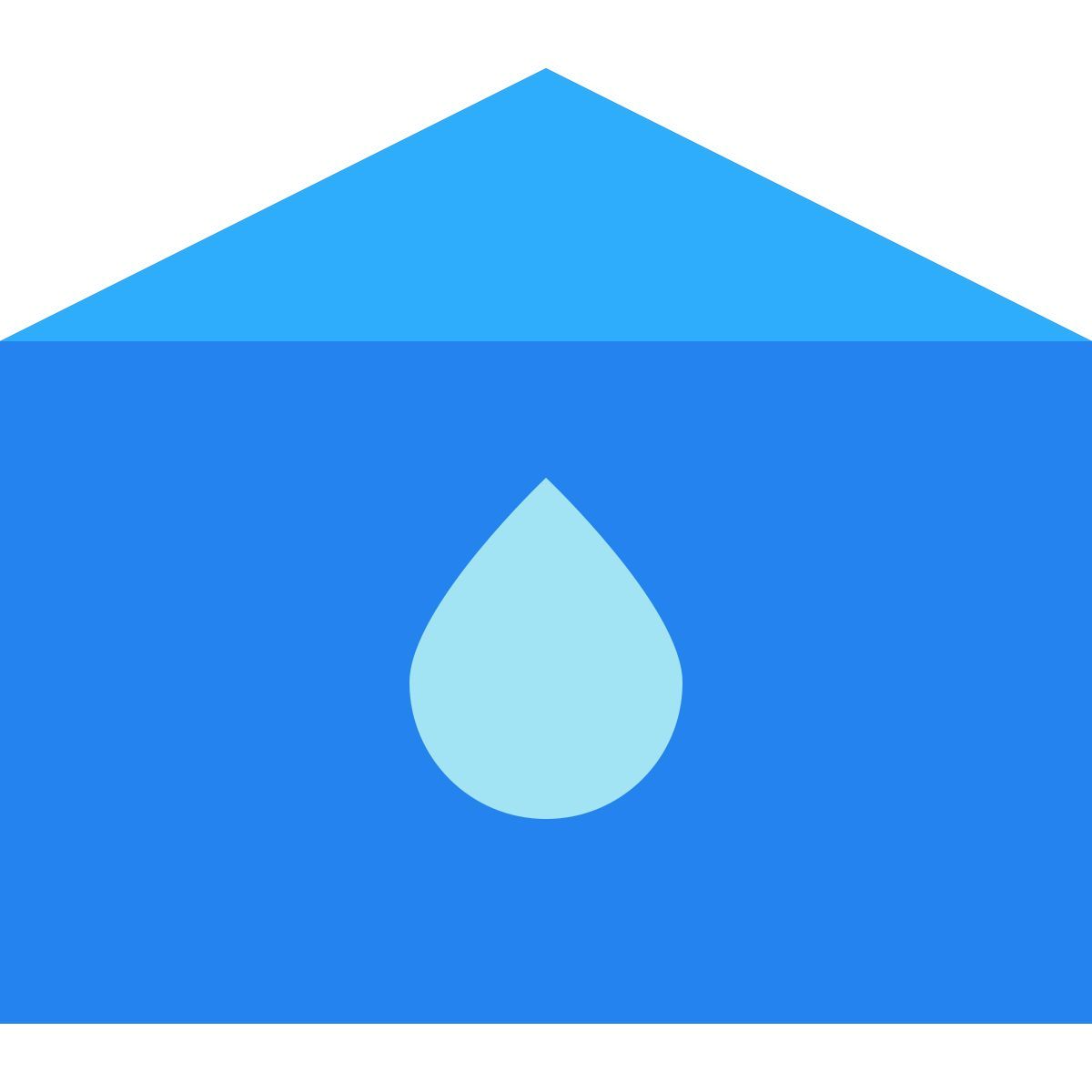tiny color style oil storage tank icon