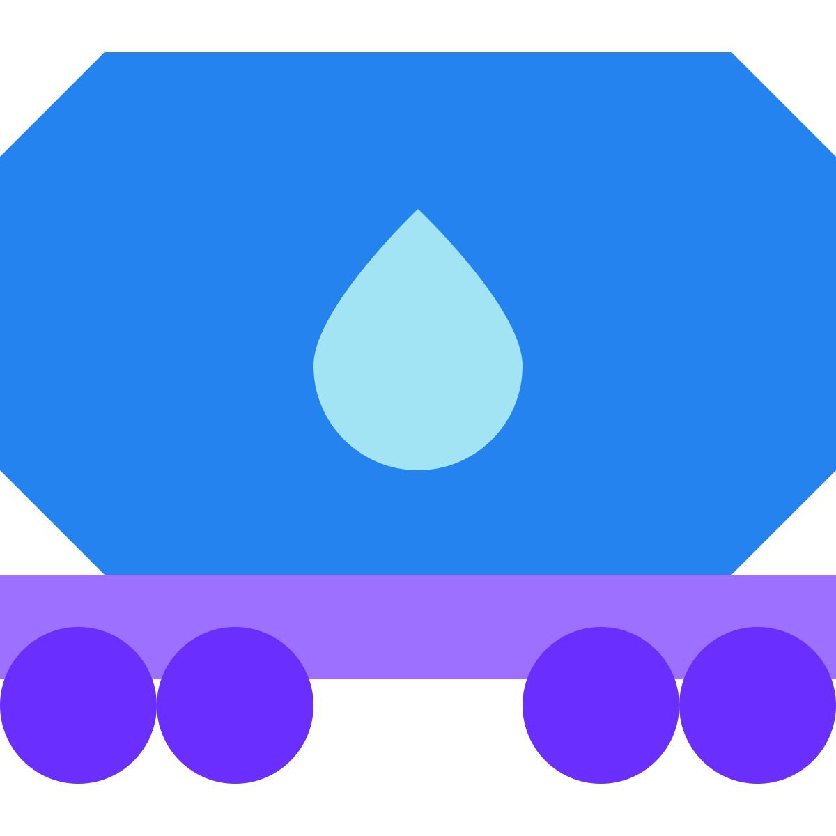 tiny color style transporte de petróleo icon