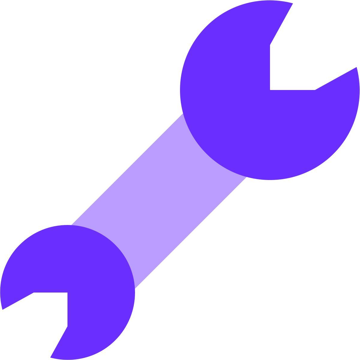 icon llave de boca tiny color estilo