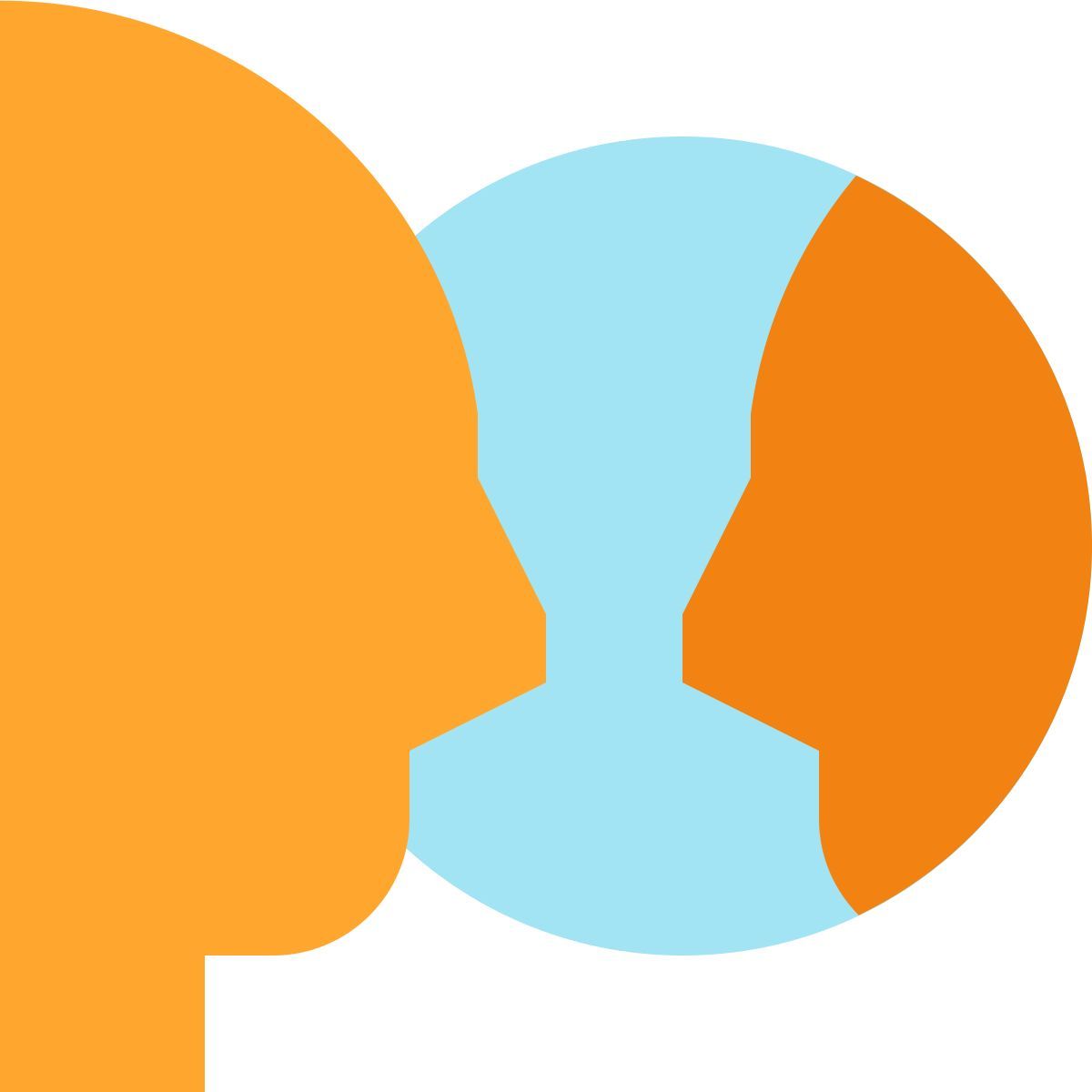 tiny color style persona in uno specchio icon