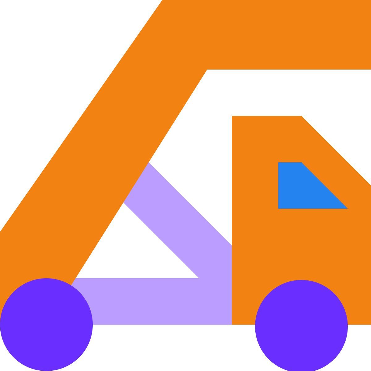 tiny color style 비행기 사다리 icon