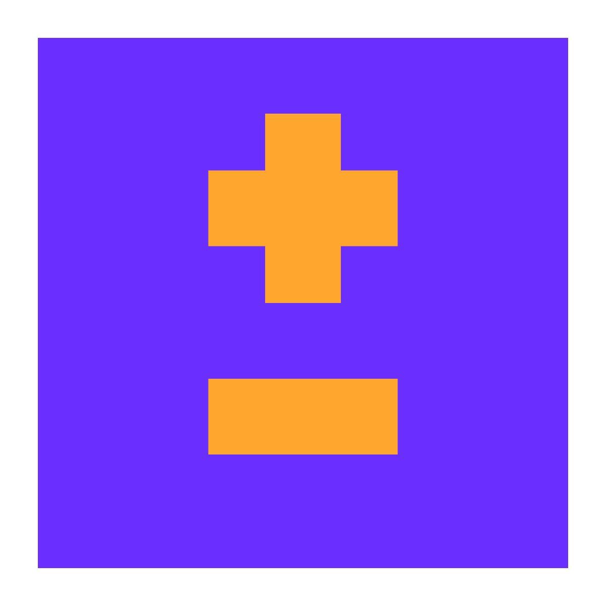 tiny color style plus and minus icon