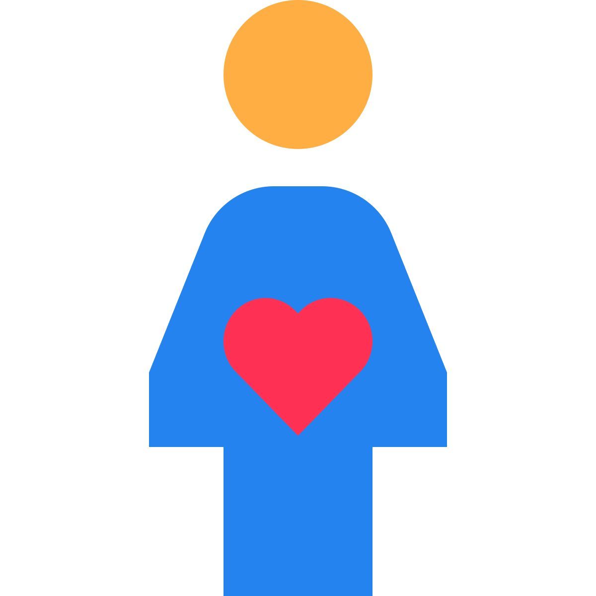 tiny color style schwanger icon