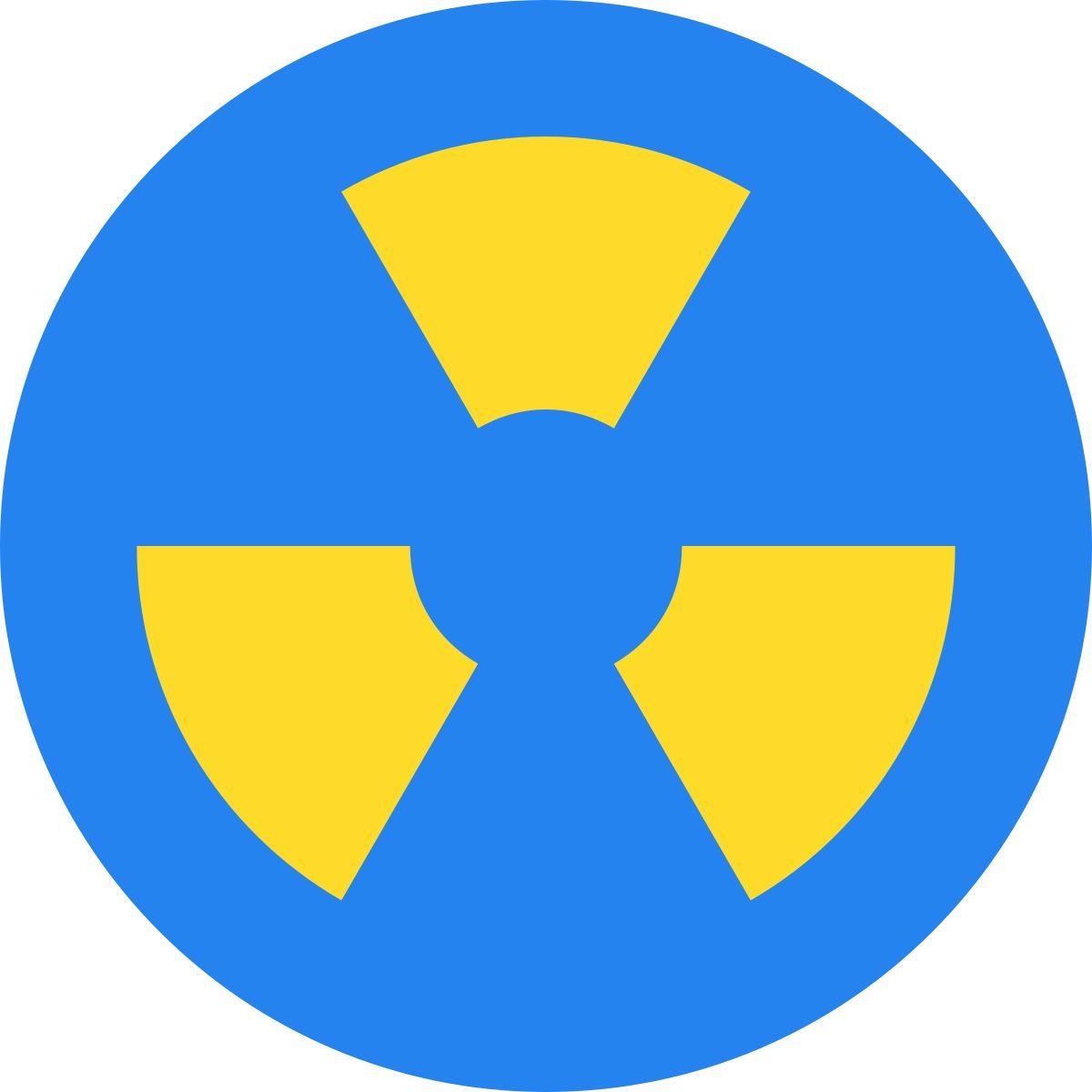 tiny color style radioactif icon