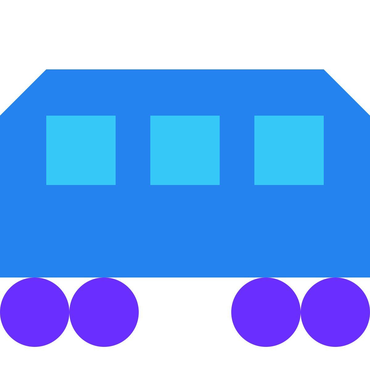 tiny color style 鉄道車 icon