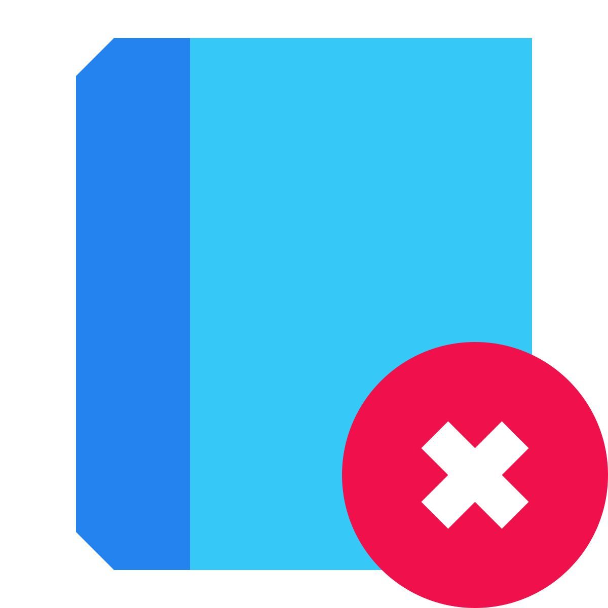 tiny color style 도서 삭제 icon