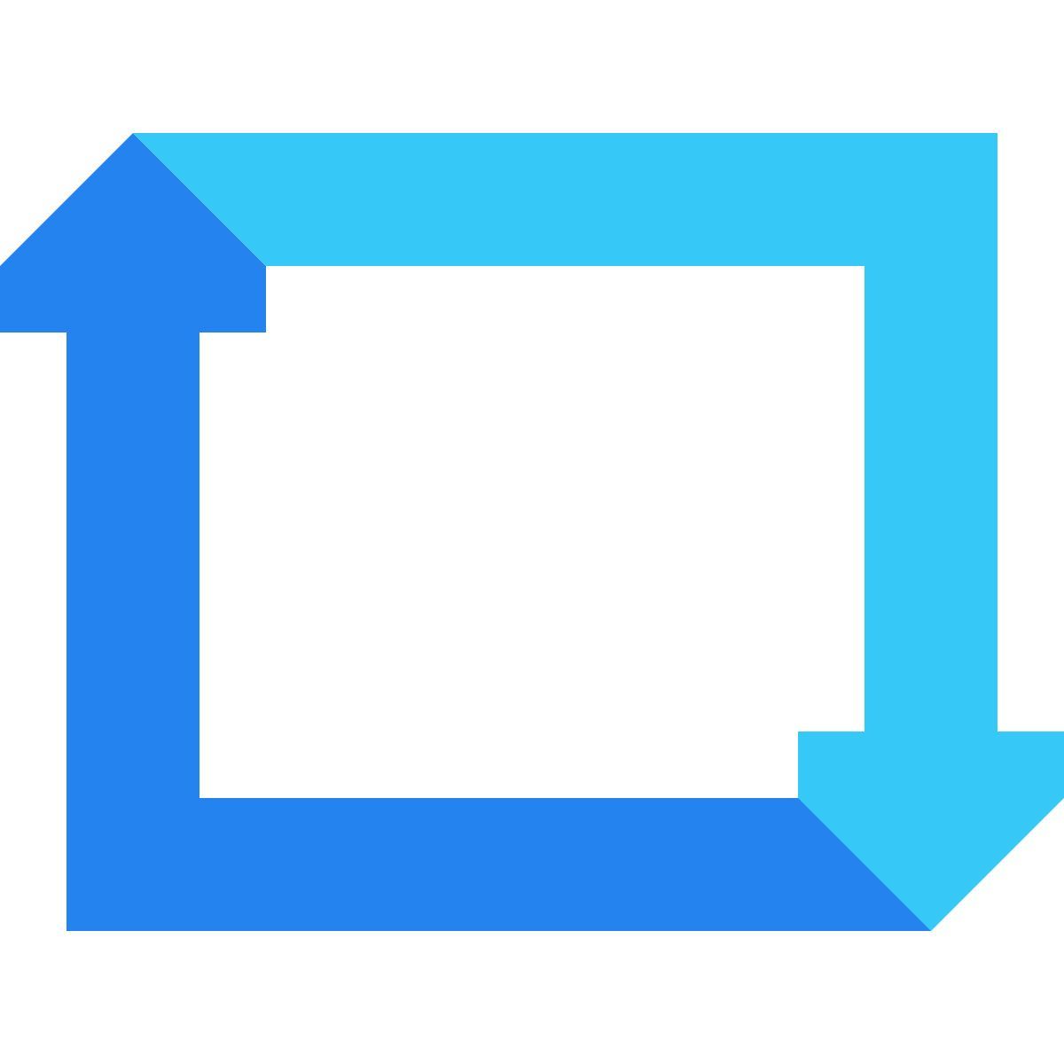 tiny color style retweet icon