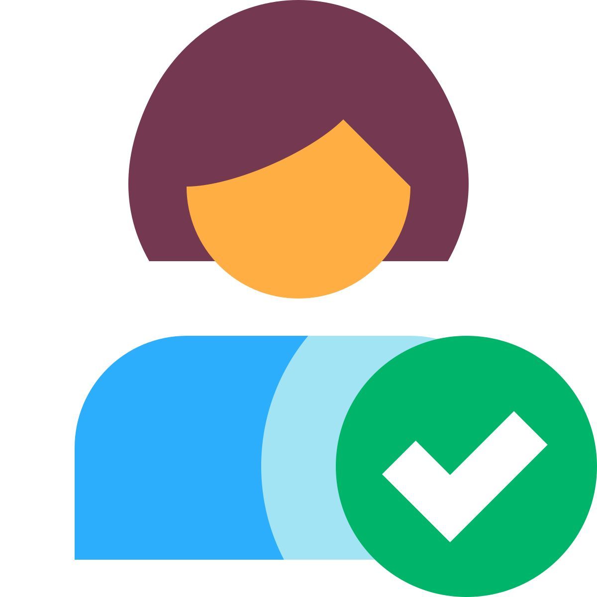 tiny color style confirm icon