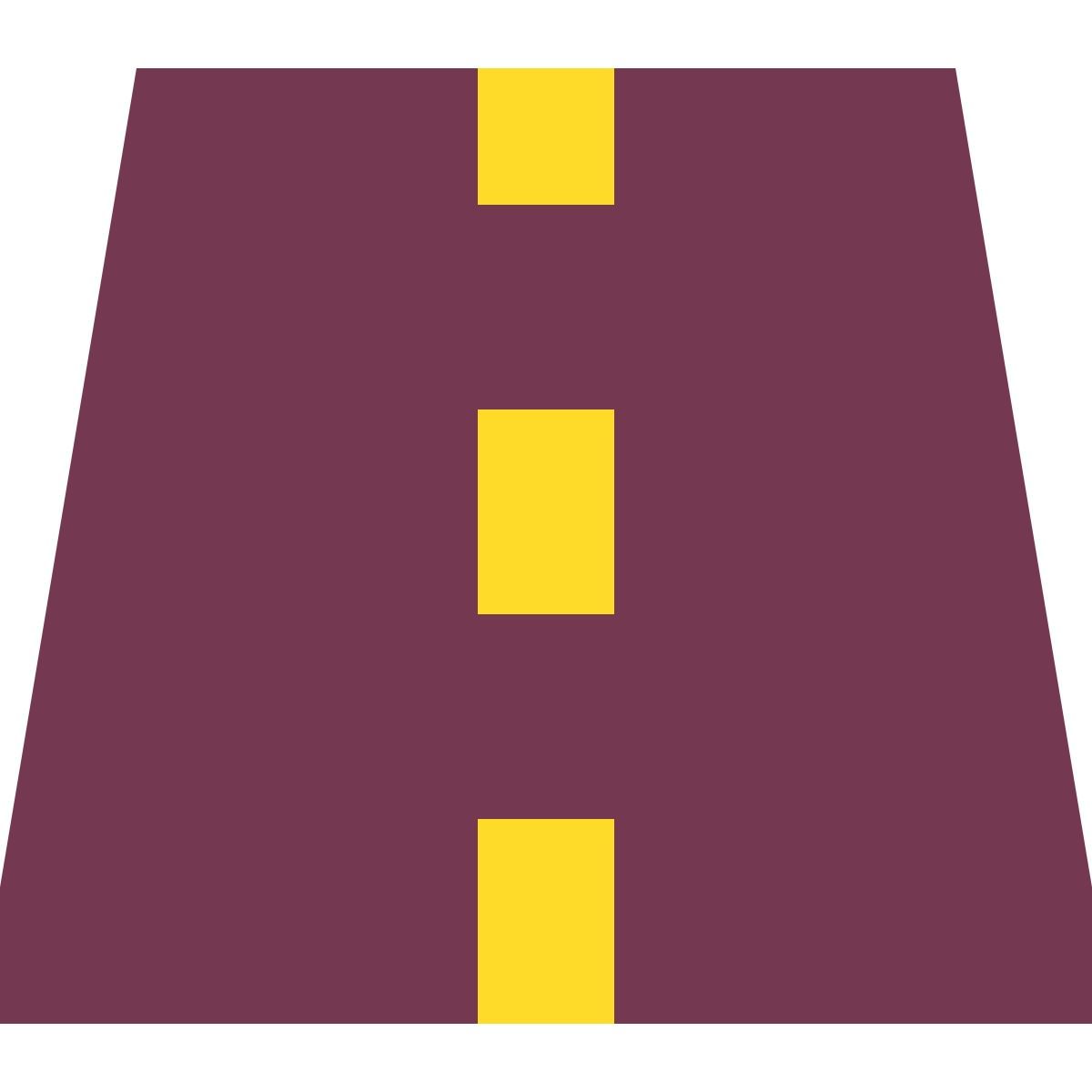 tiny color style road icon