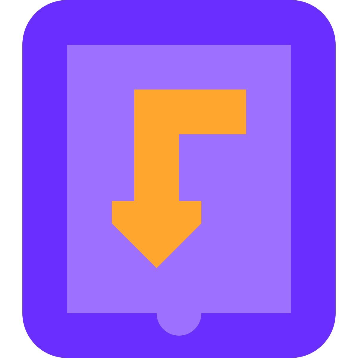 tiny color style 縦に回転 icon