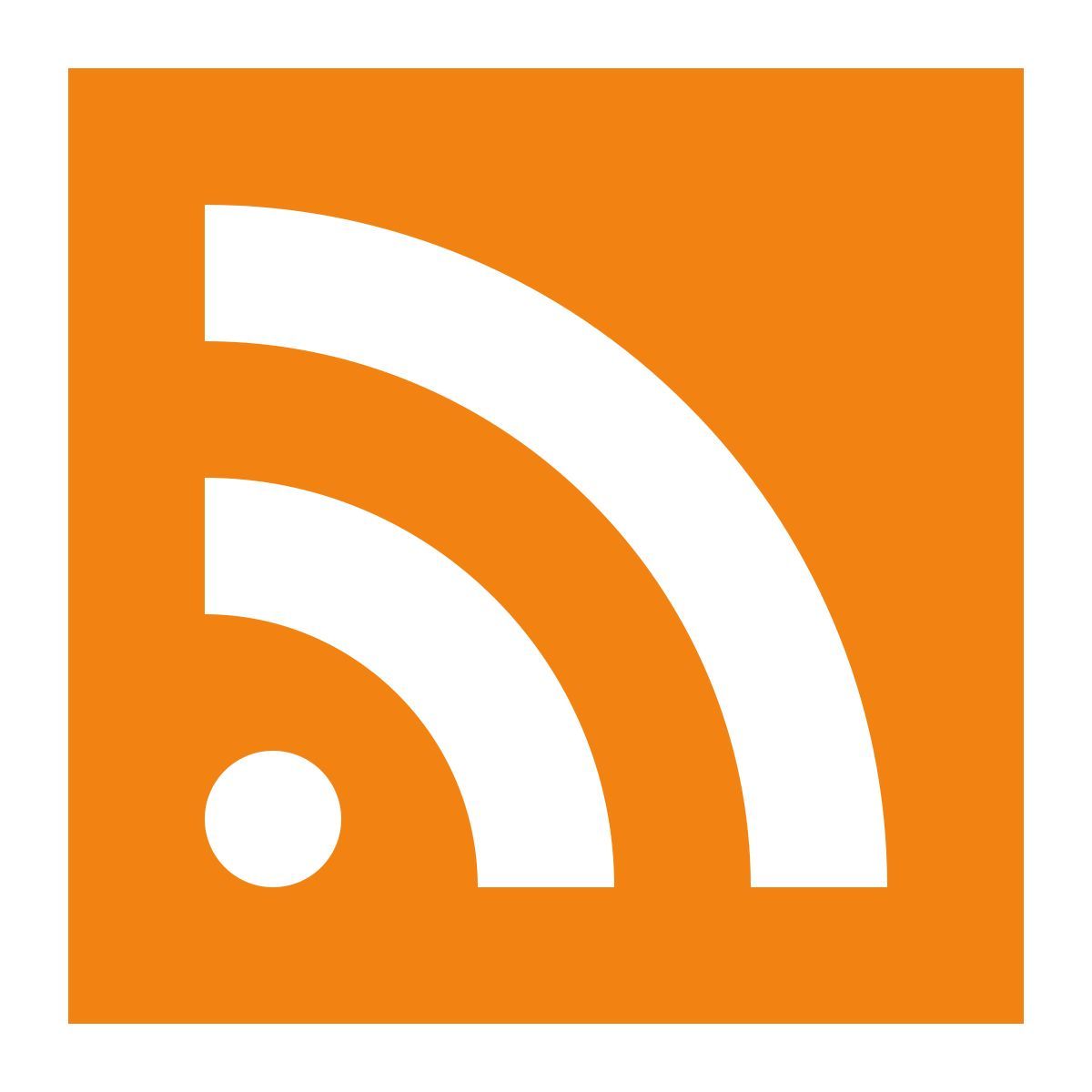 tiny color style rss icon