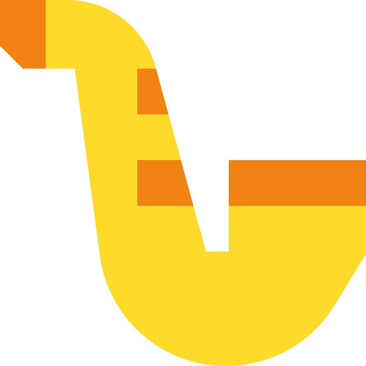 tiny color style saxophone icon