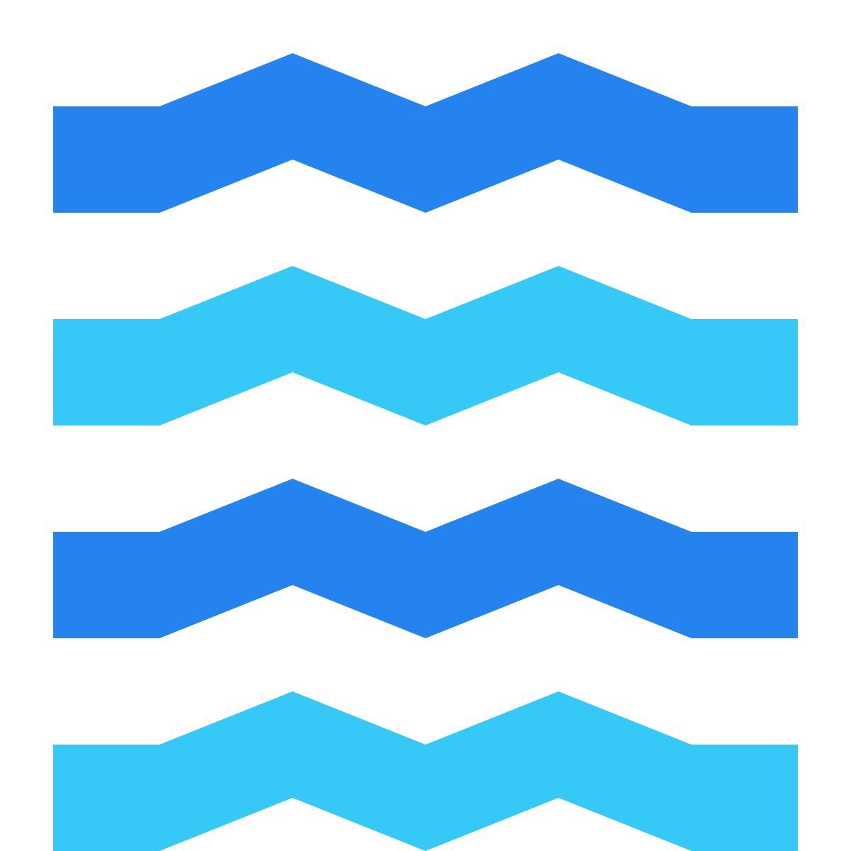 tiny color style ondas do mar icon