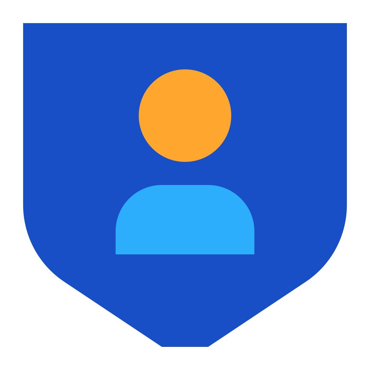 tiny color style utilisateur de sécurité homme icon