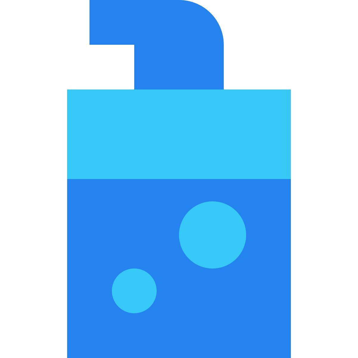 tiny color style dispenser dello shampoo icon