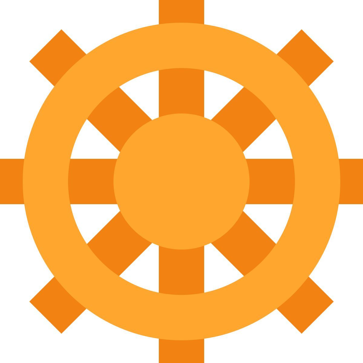 tiny color style schiffsrad icon