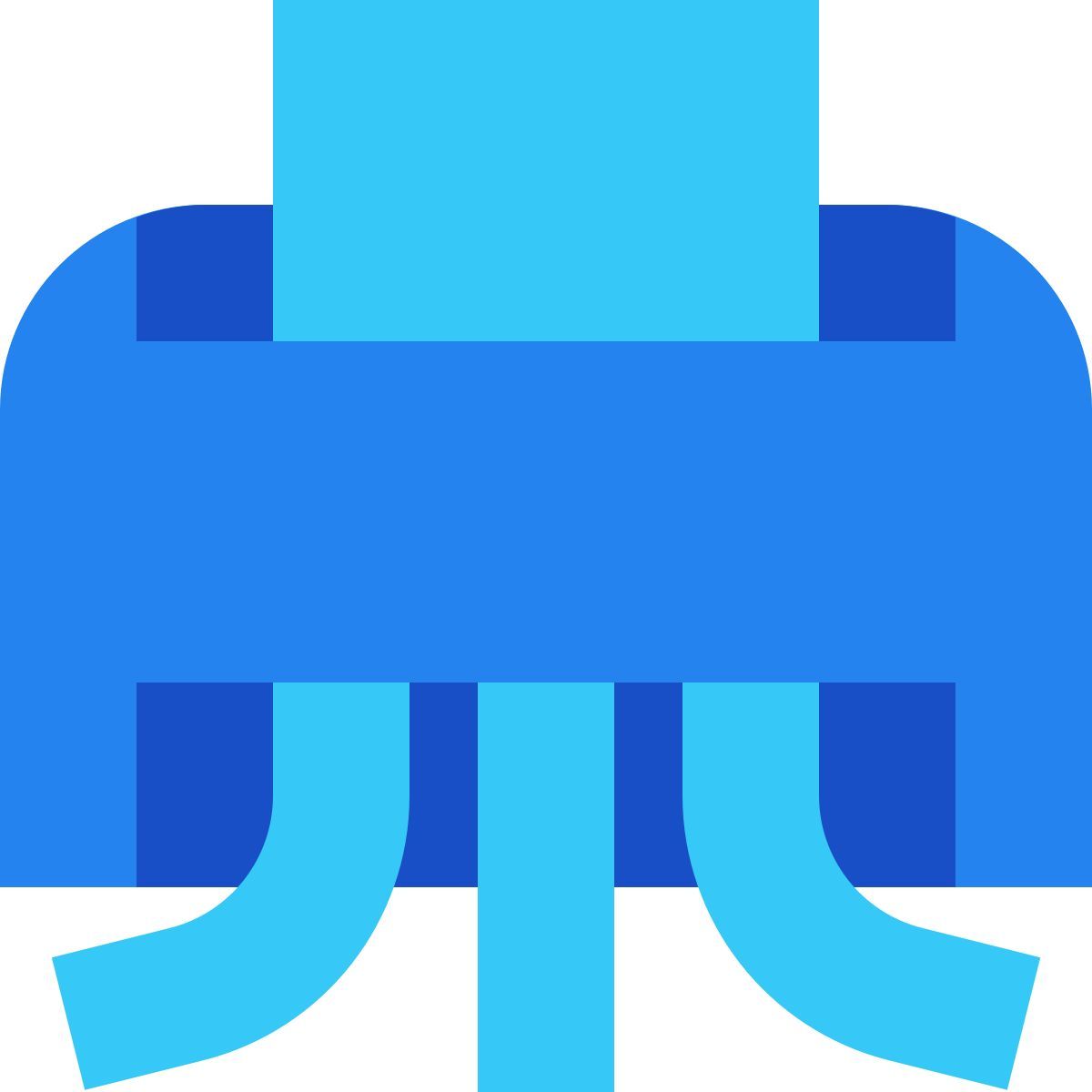 tiny color style shredder icon