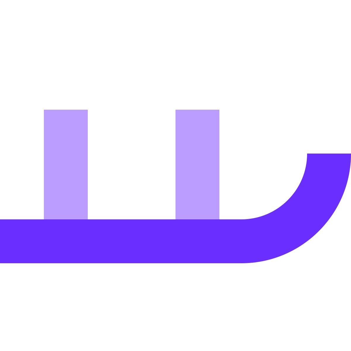 tiny color style jet ski icon